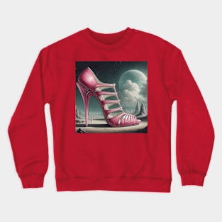 Pink Shoe Crewneck Sweatshirt